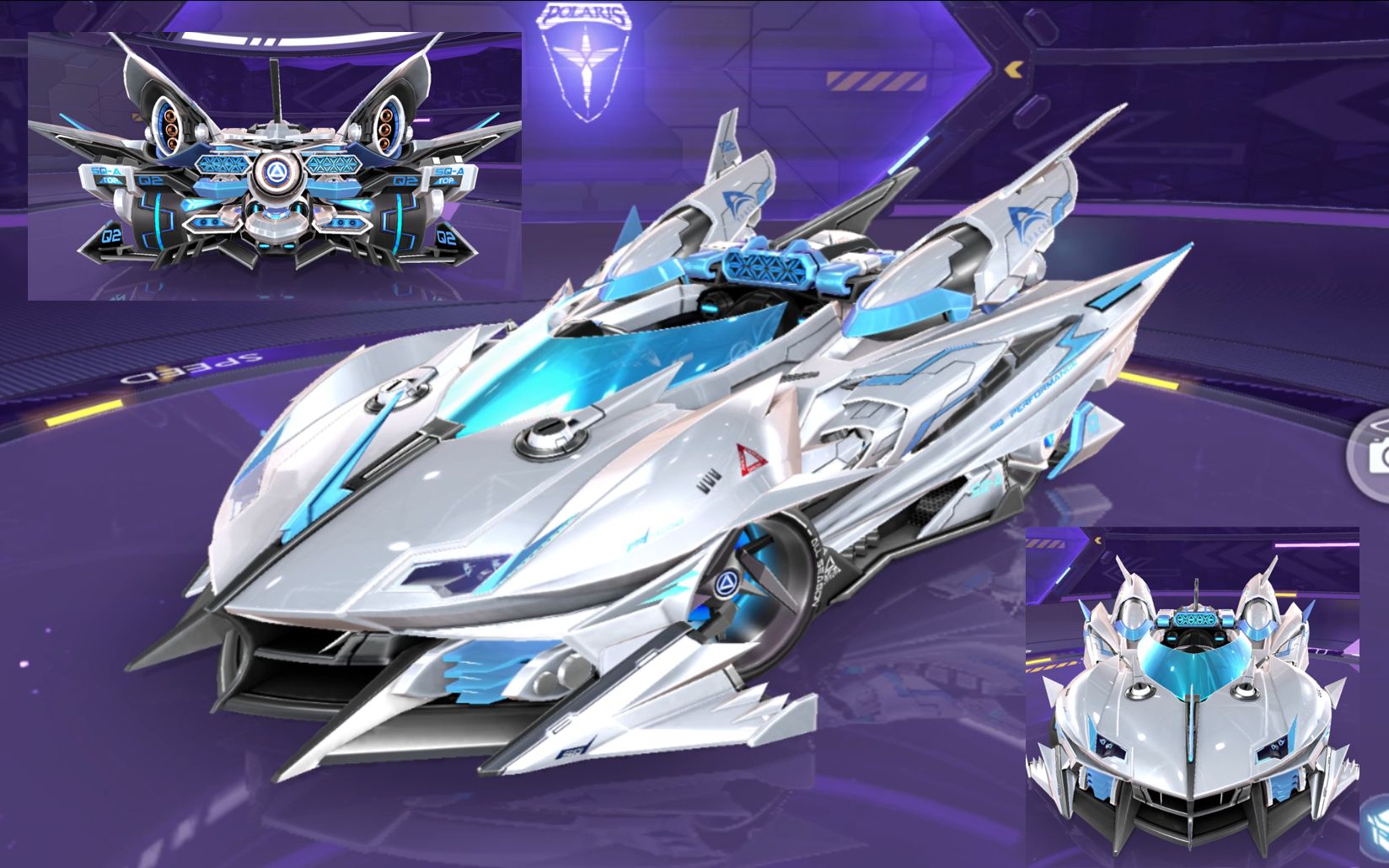 阿尔法机甲序列未来赛车形态模型预览_哔哩哔哩bilibili_qq飞车