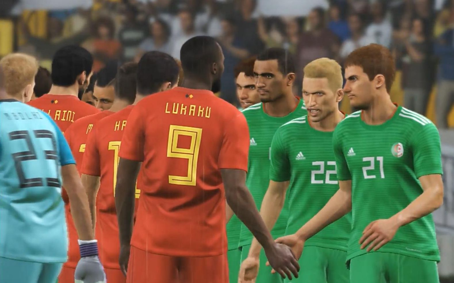 实况足球2019年比利时勇夺世界杯2比利时vs阿尔及利亚