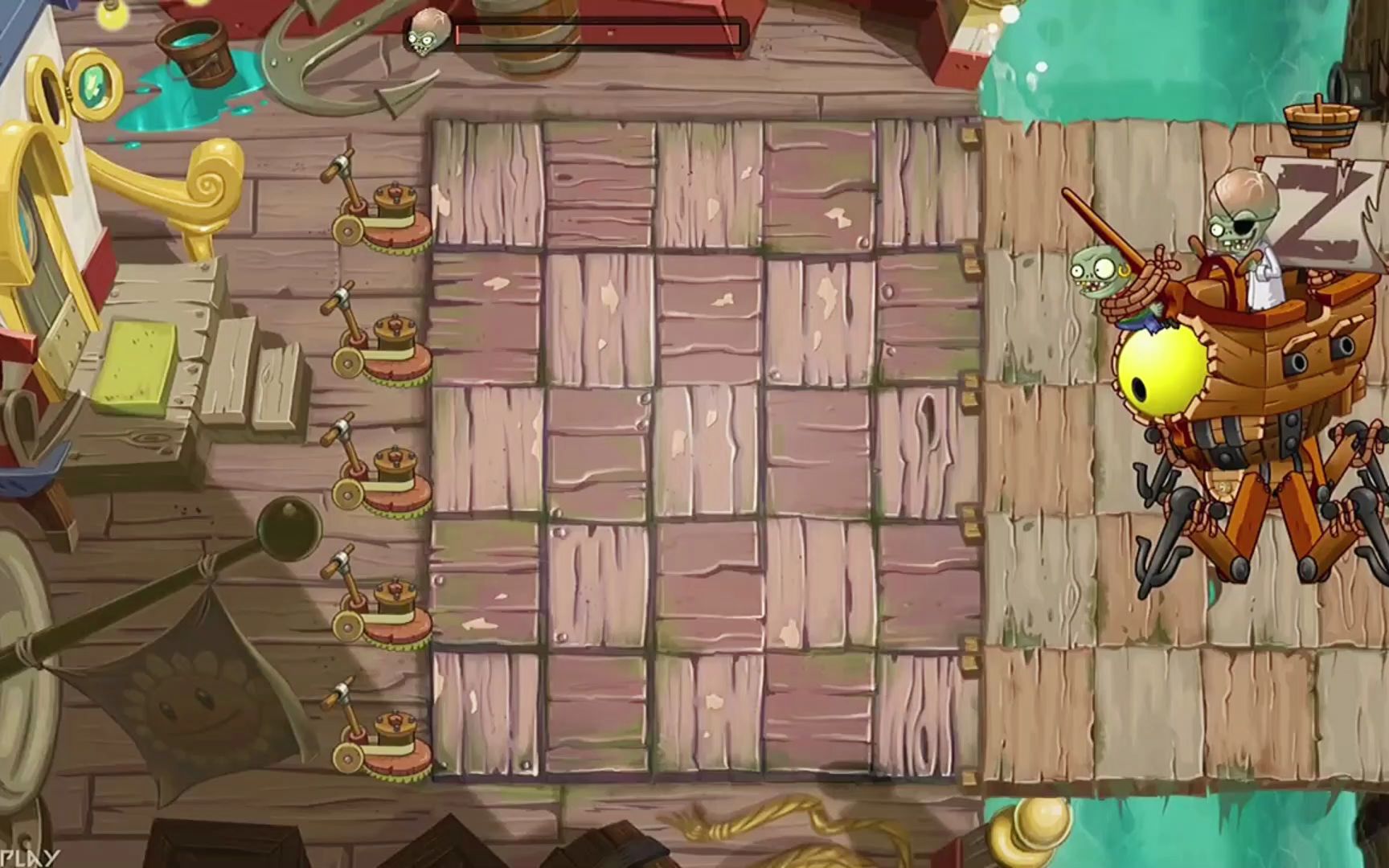 植物大战僵尸2 :挑战甲板漫步者玩法