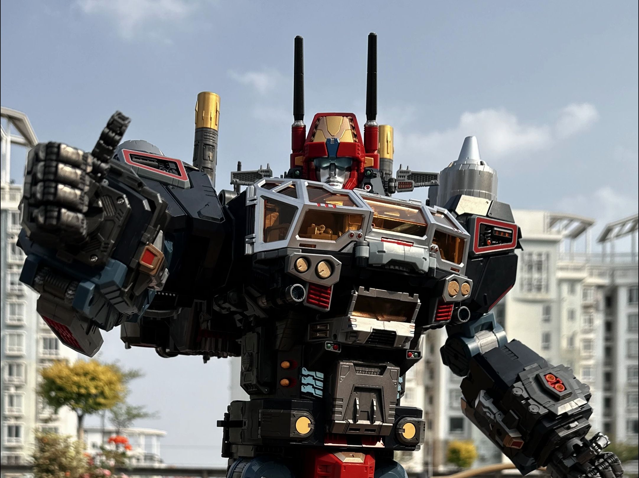 变形金刚的鼻祖——戴亚克隆系列,da95 da100超大合体机器人