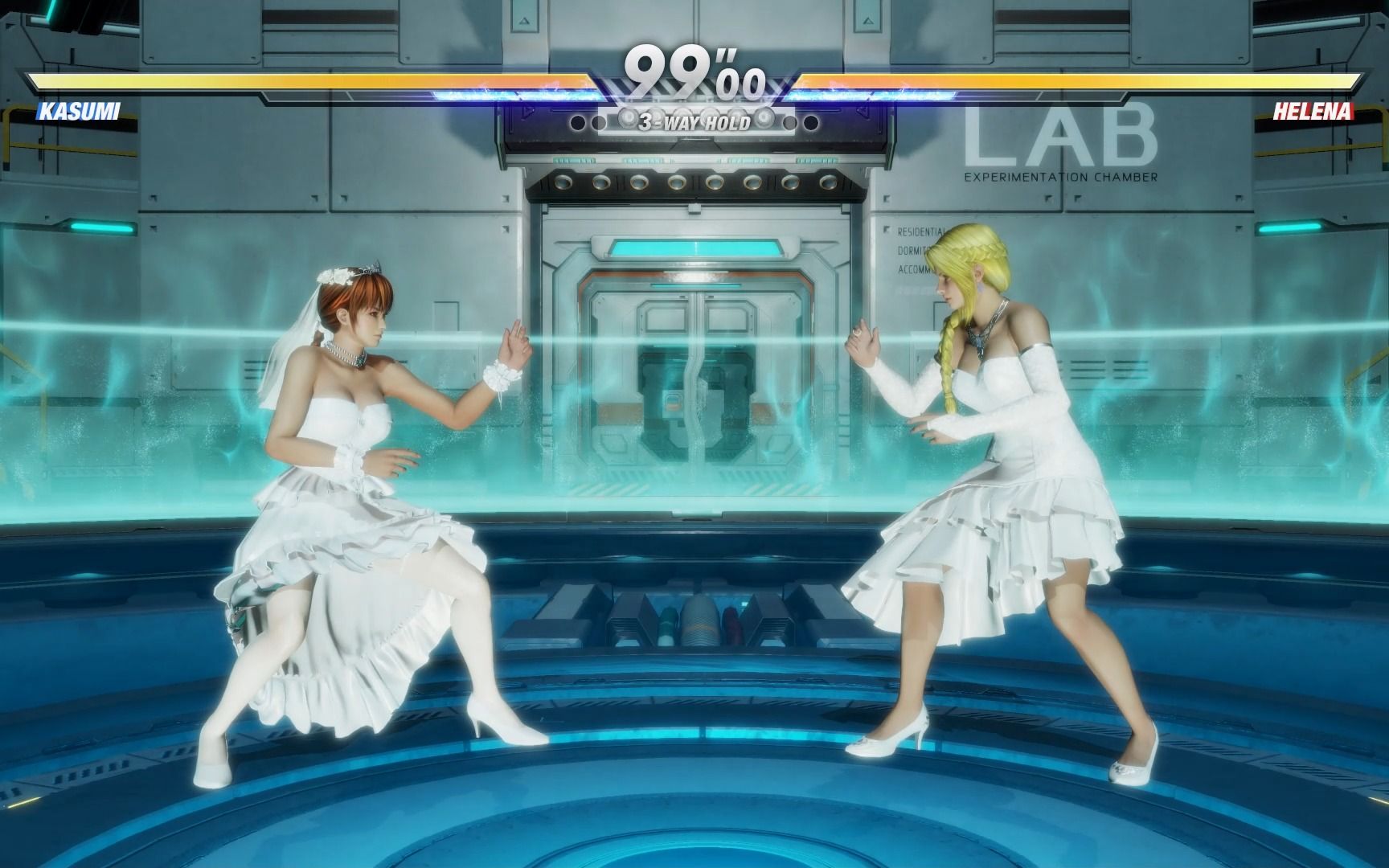 dead or alive 6 霞vs海莲娜 婚纱