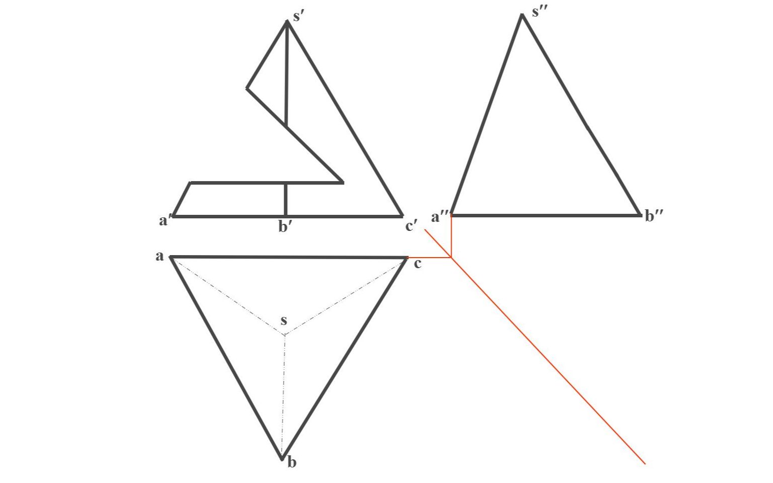 三棱锥的各种截面图图片