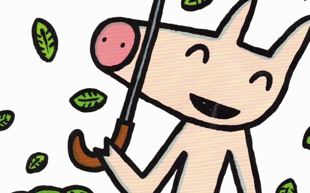宫西达也绘本"狼和小猪系列"故事----神奇雨伞店
