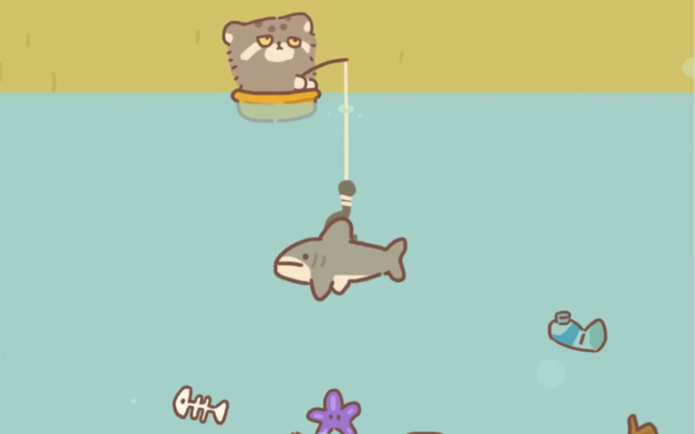 【动物餐厅】今天我兔丁就要钓光鱼塘里的鱼!_哔哩哔哩_bilibili