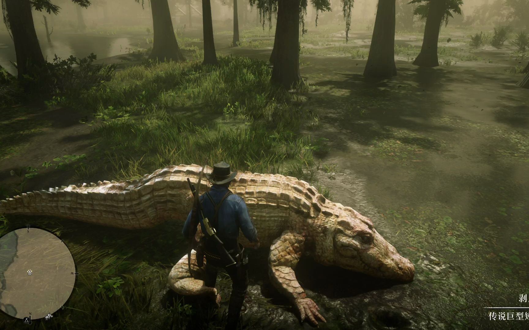 red dead redemption 2 荒野大镖客2 狩猎传说巨型鳄鱼