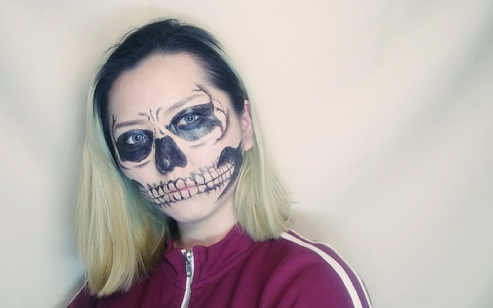 【白琵鹭】【美恐系列(一)】泰特恶魔妆--美国恐怖故事第一季妆容