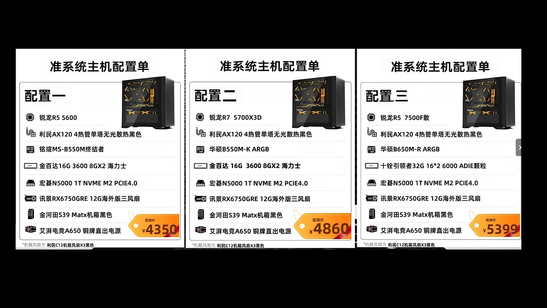 整机闲聊 好大一个机 10月30日 搭配6750gre 12g海外版三套配置 个人推荐第三套配置哔哩哔哩bilibili