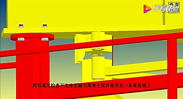 5 中联重科TC5613A型8吨塔吊顶升三维动态演示哔哩哔哩bilibili