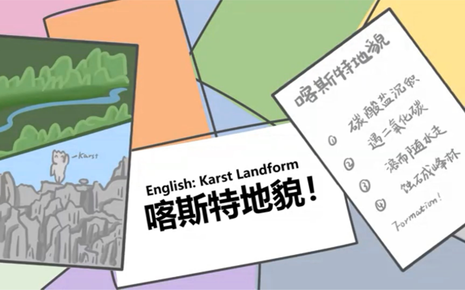 喀斯特地貌的形成和人其在南方地区的分布有何联系?哔哩哔哩bilibili