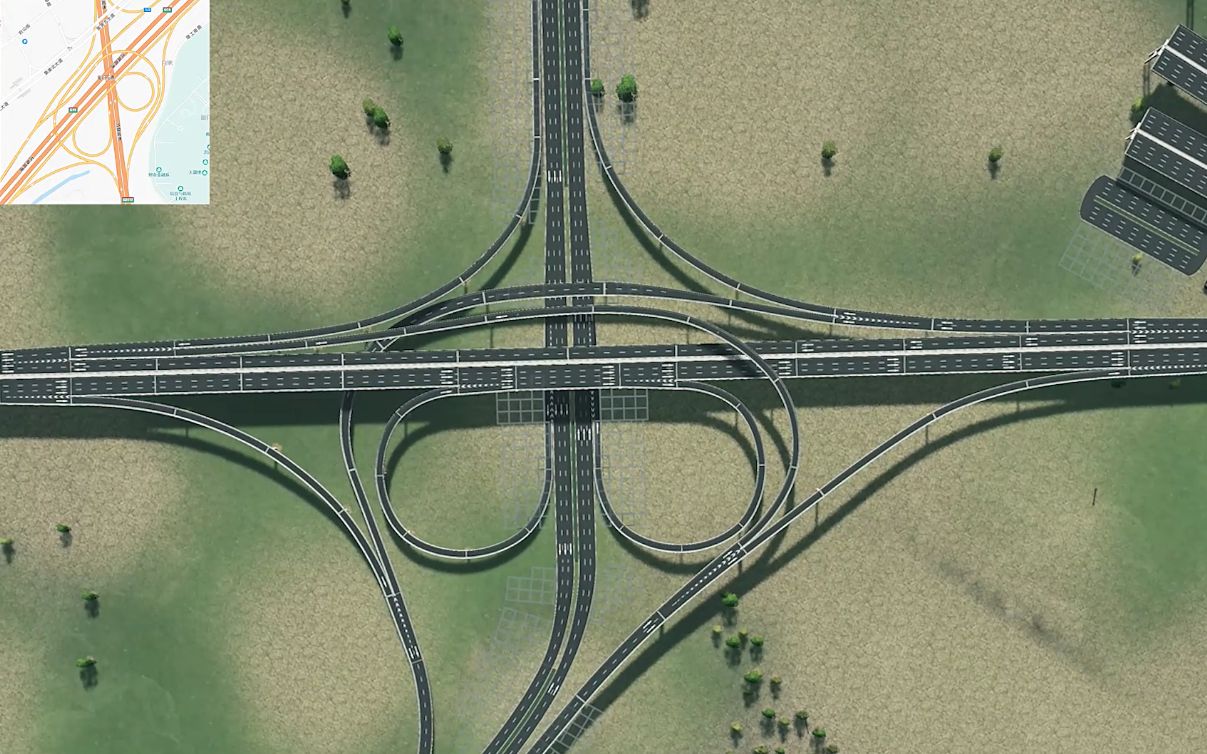 citiesskylines都市天际线小岛市03大工程之csur制立交桥