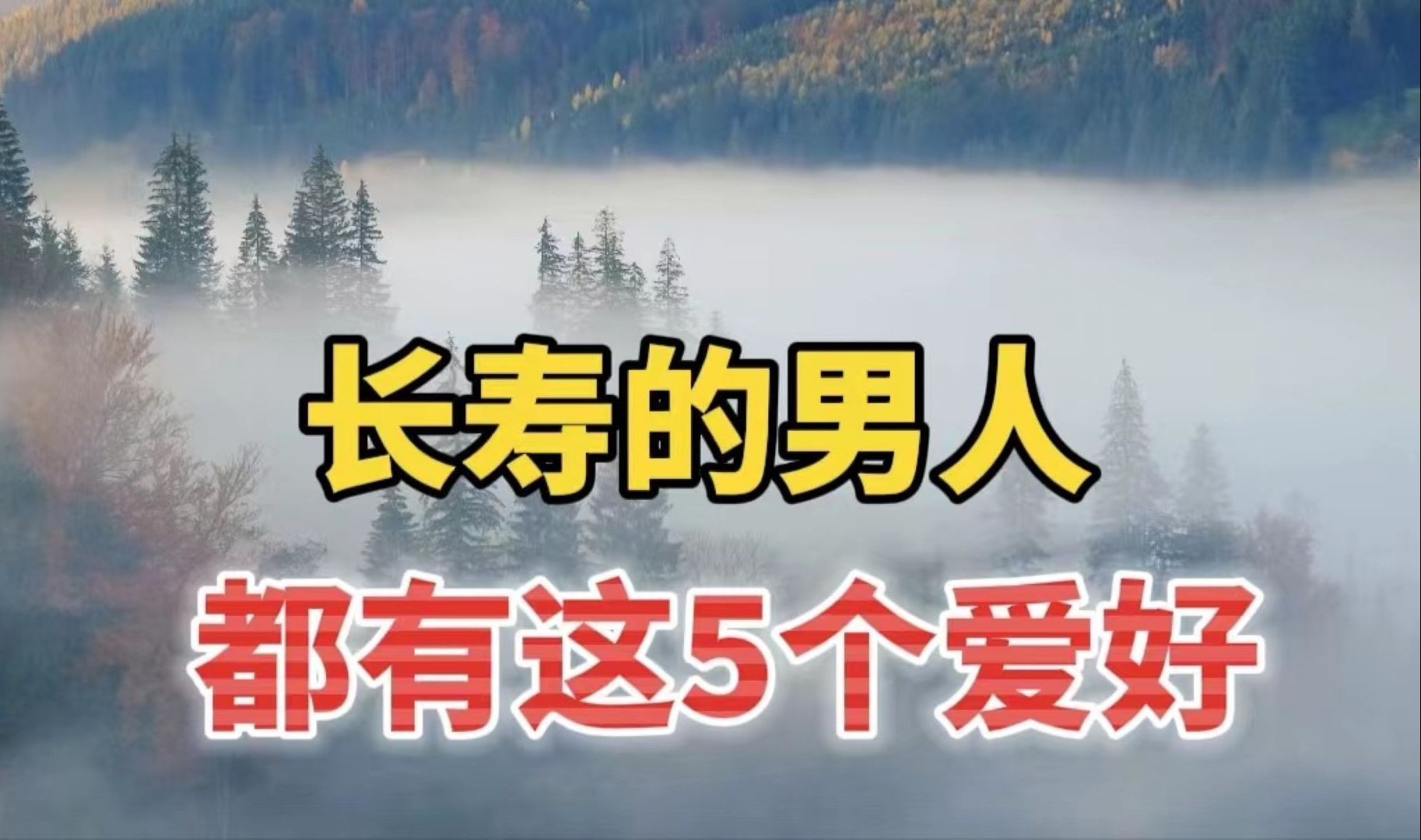 研究表明,长寿男人往往有这5个爱好,快看看你有吗?哔哩哔哩bilibili