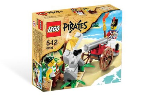 乐高海盗6239火炮之战速组评测