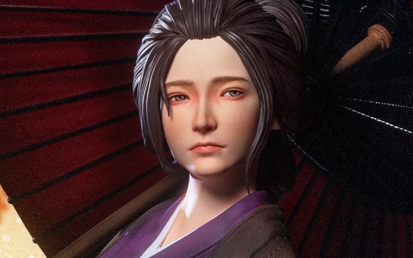 《只狼》柔剑·永真 1/4雕像 - 柯基计画 x dtalon studio