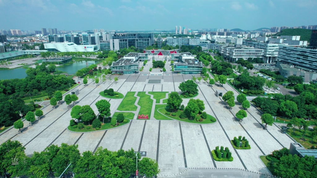 徐州市科技广场美丽景色