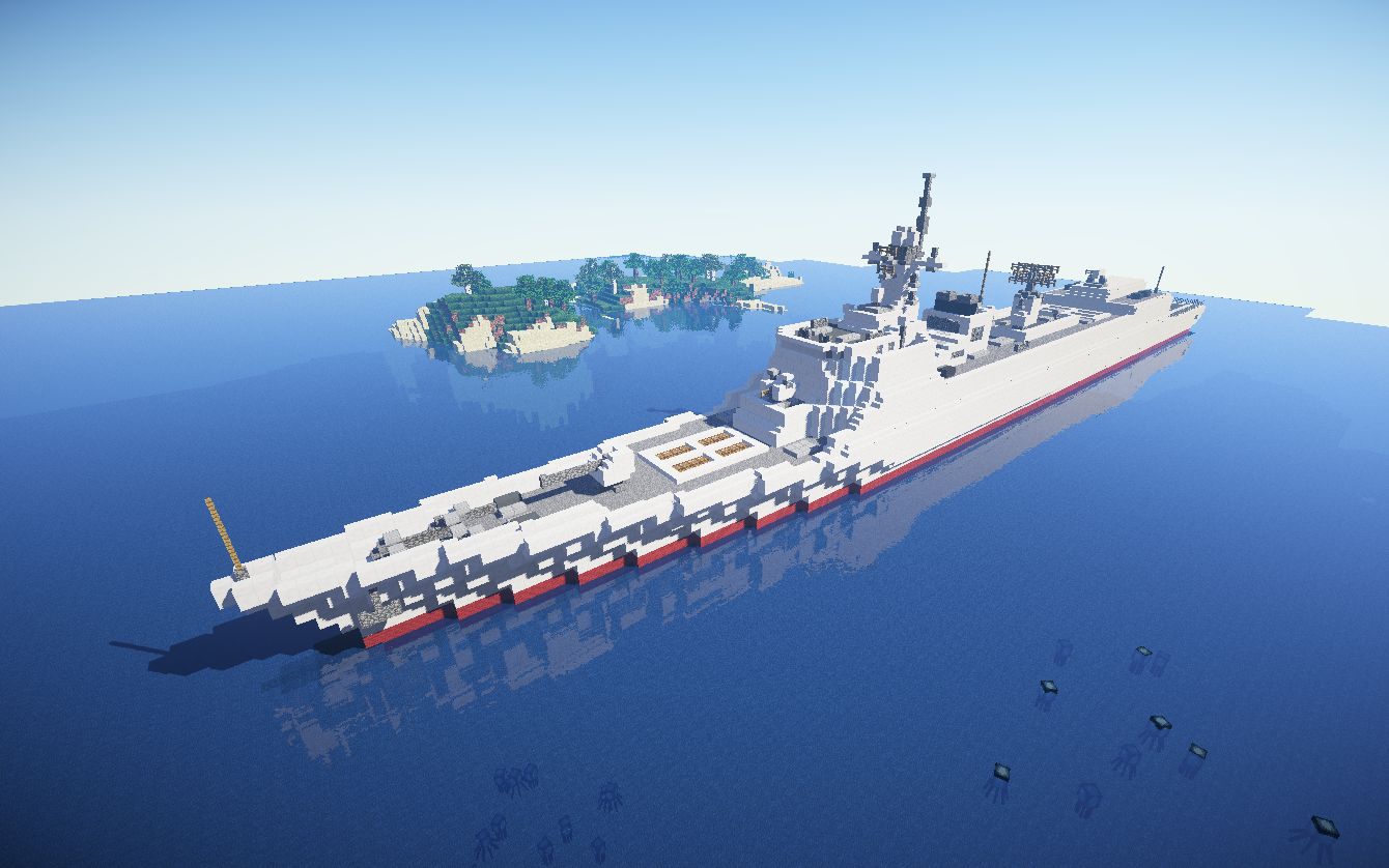 【minecraft戰艦】戰艦博物館(6) 中國人民海軍 052d