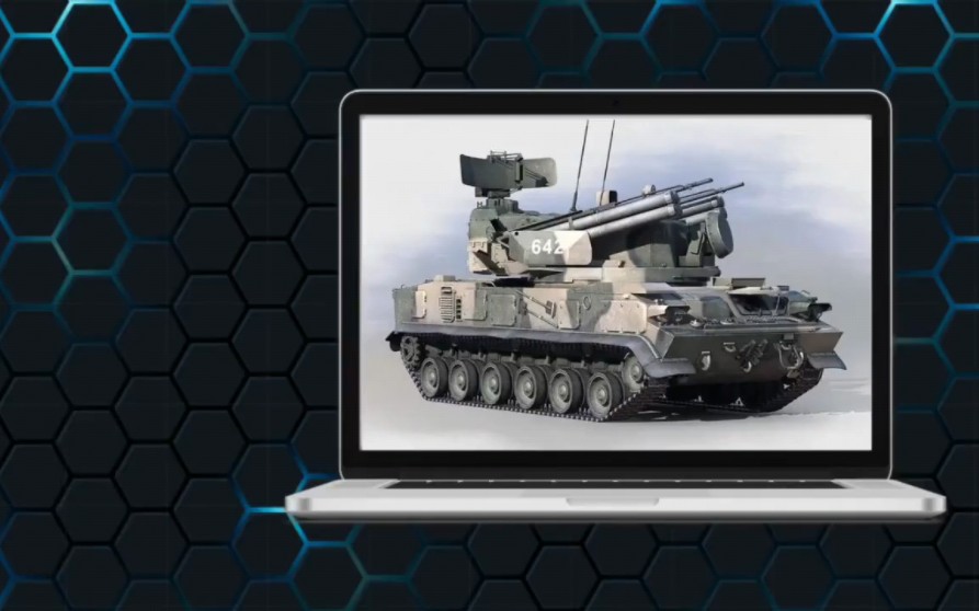 苏联通古斯卡2s6式防空车