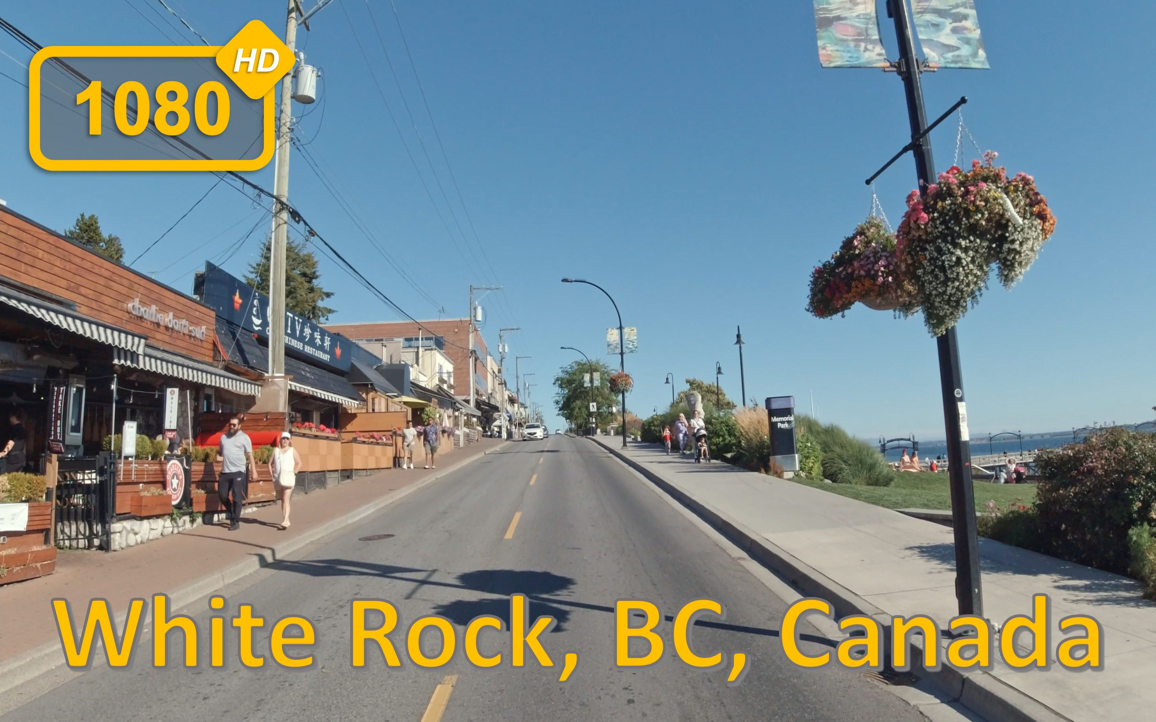 白石,英属哥伦比亚,加拿大 Driving in White Rock, BC, Canada  行车旅游Vlog哔哩哔哩bilibili