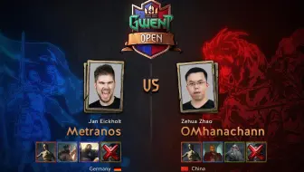 【昆特牌 公开赛#2】八进四 第三场 Metranos VS Hanachann
