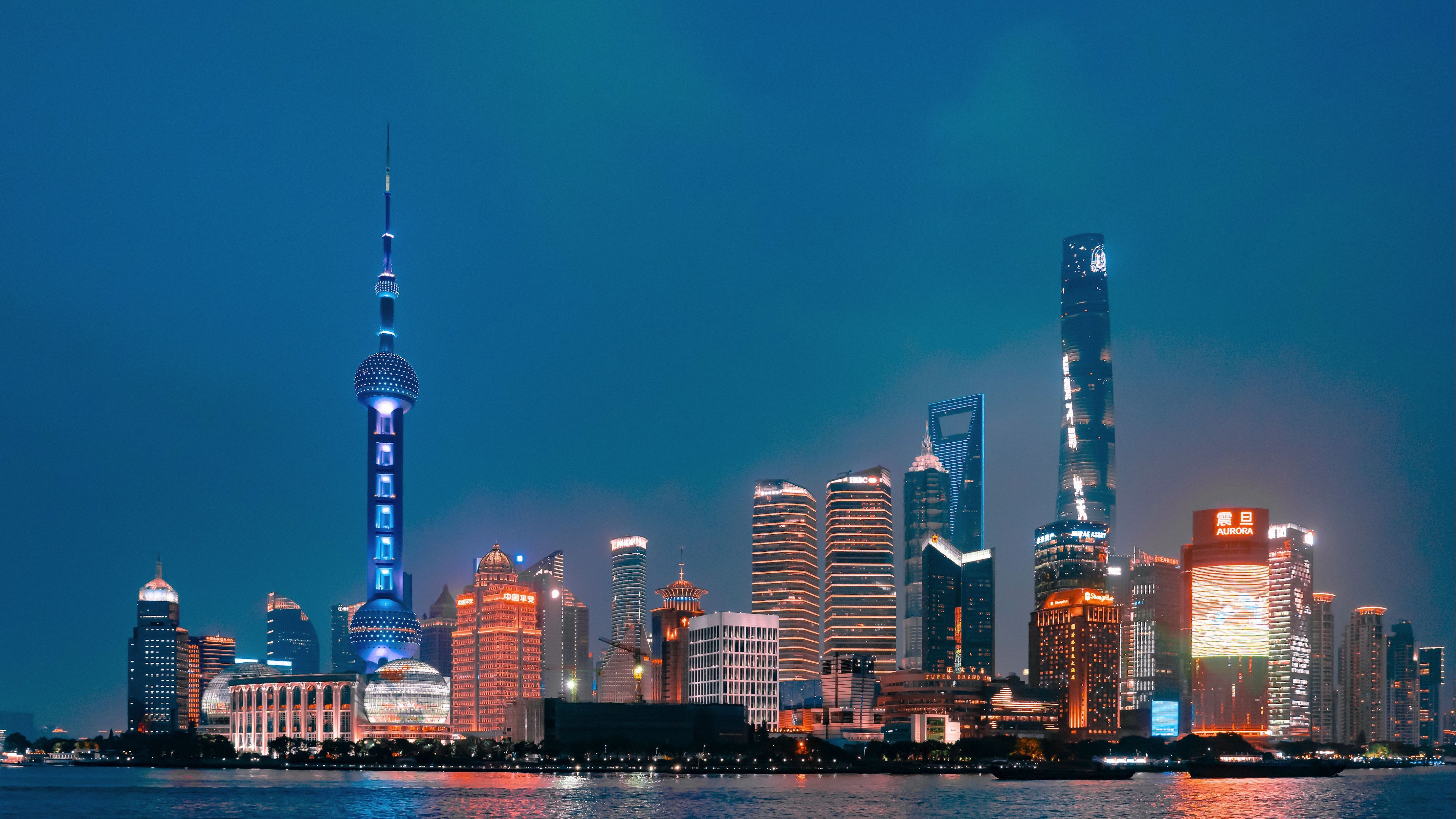 4k延时上海外滩