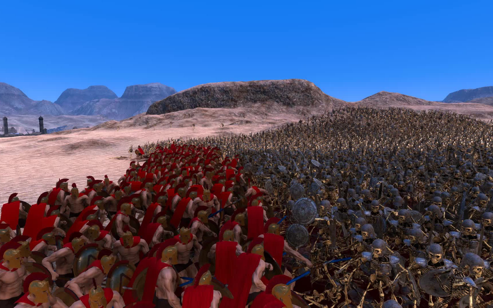 五百斯巴达vs五千骷髅兵,史诗战争模拟器