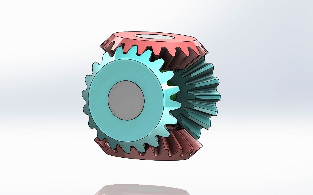 4 个锥齿轮,应该叫什么结构来着