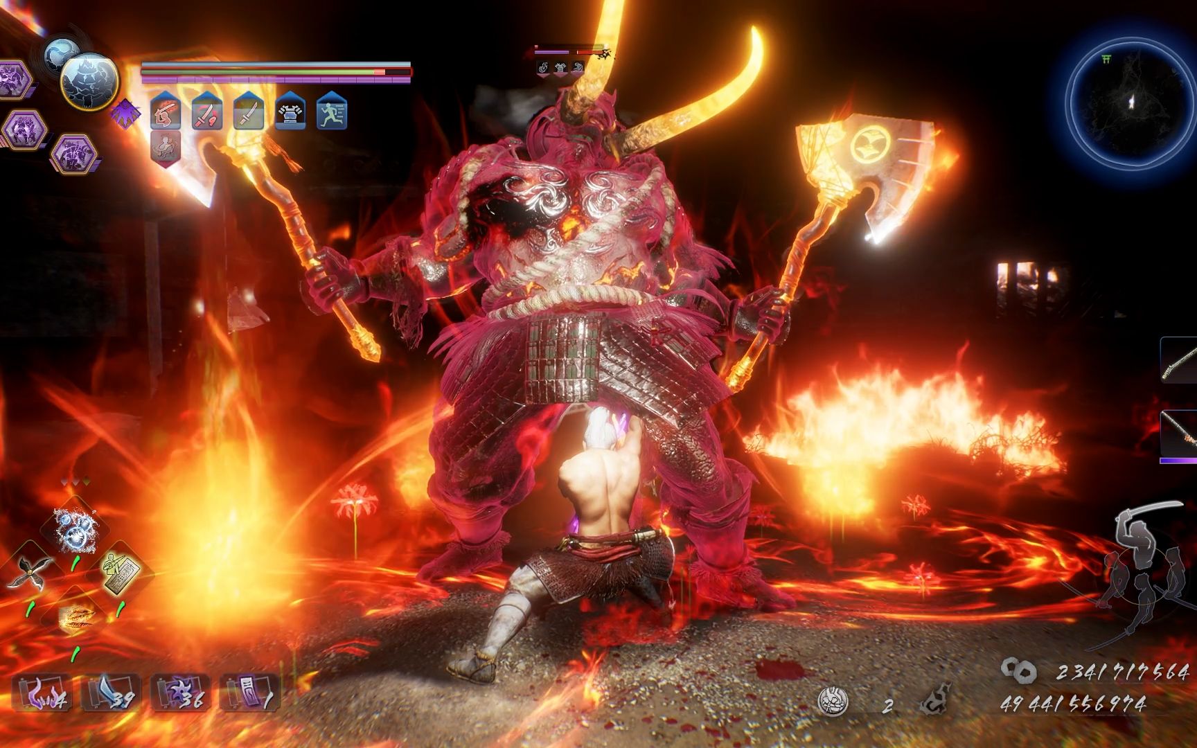 《仁王2》(nioh2)对随机mod小怪或boss的一些衔接,瞎按