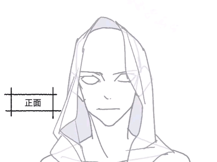 如何画披在头上的毛巾
