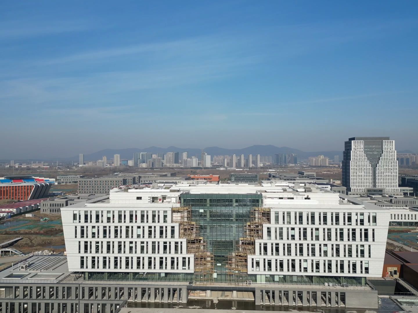 2024年首拍南京农业大学江北新校区完整版,相比上次航拍施工进展很大