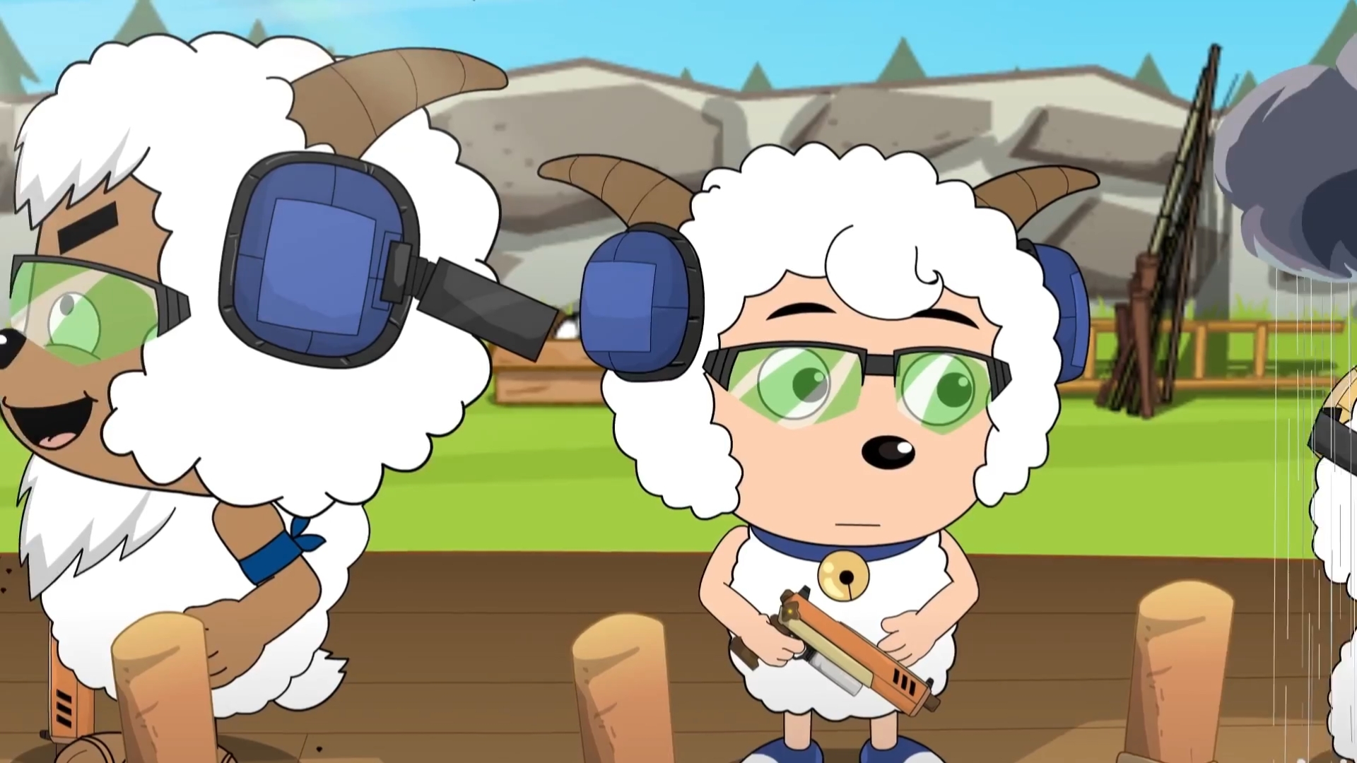 《射击比赛》~羊羊运动会