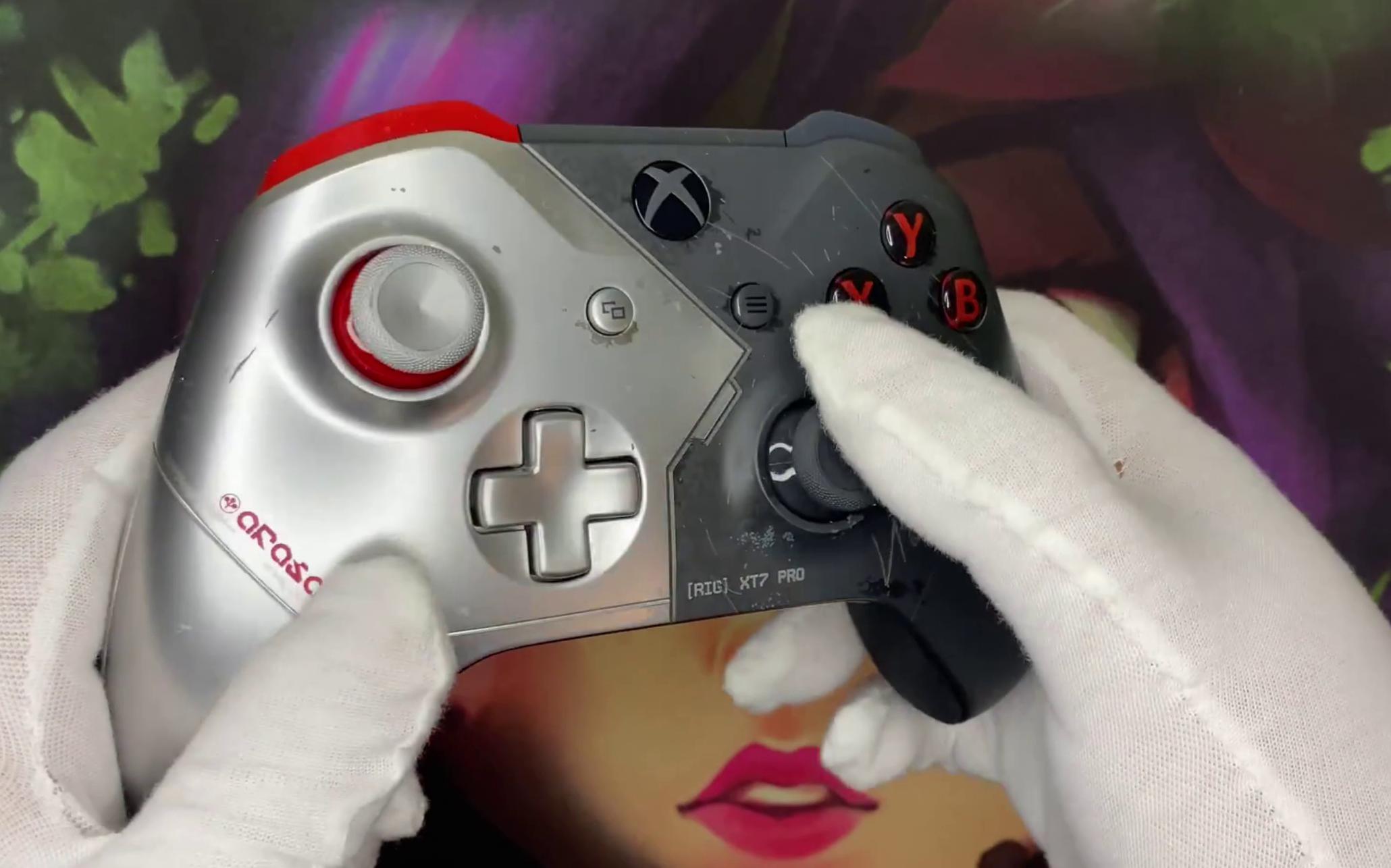 xbox赛博朋克2077手柄开箱欢迎来到夜之城