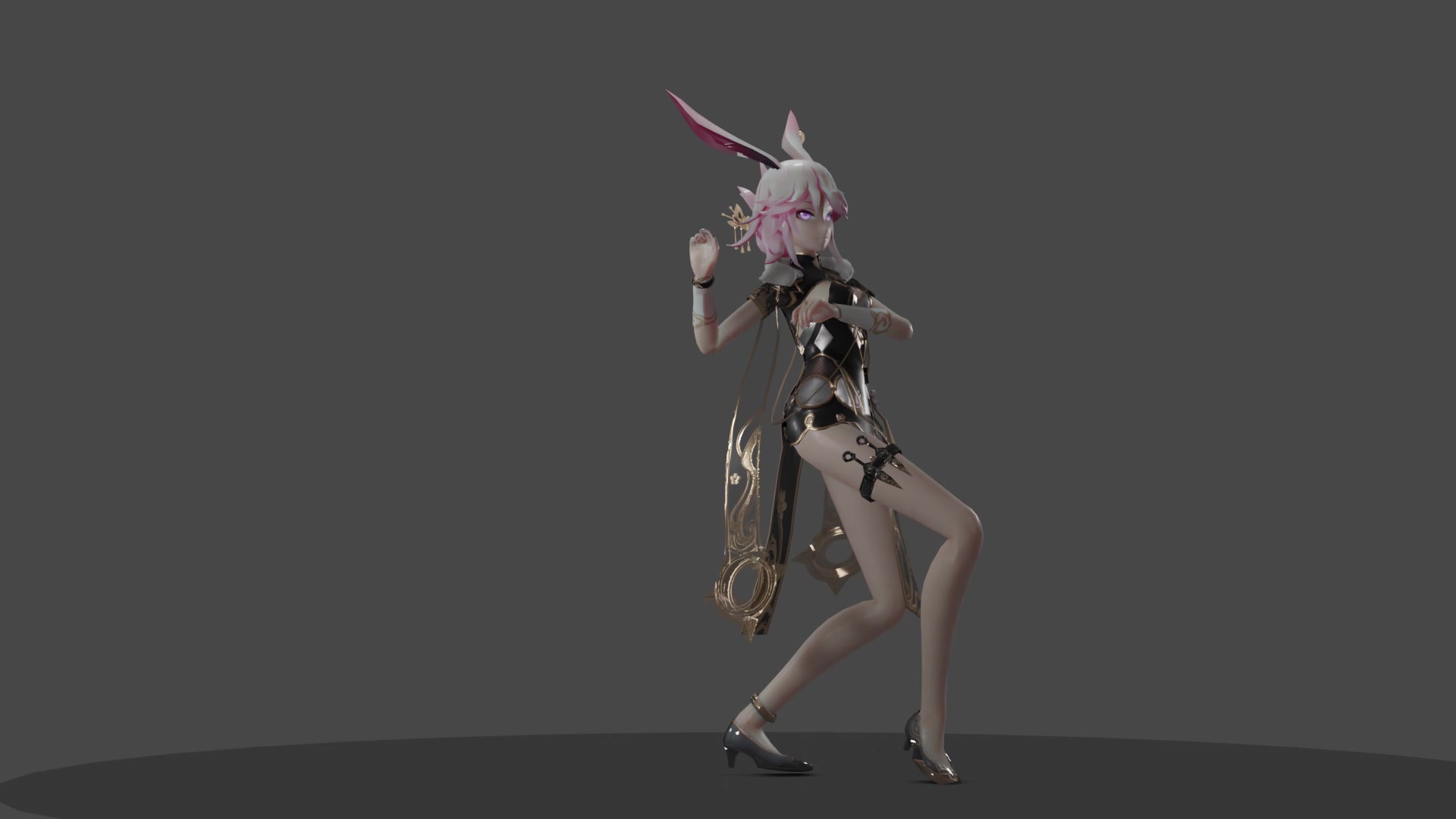 八重樱mmd1080p桃花旗袍我好了你呢