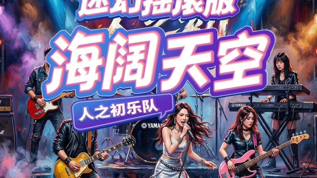 【致敬Beyond】女声迷幻摇滚版翻唱Beyond《海阔天空》