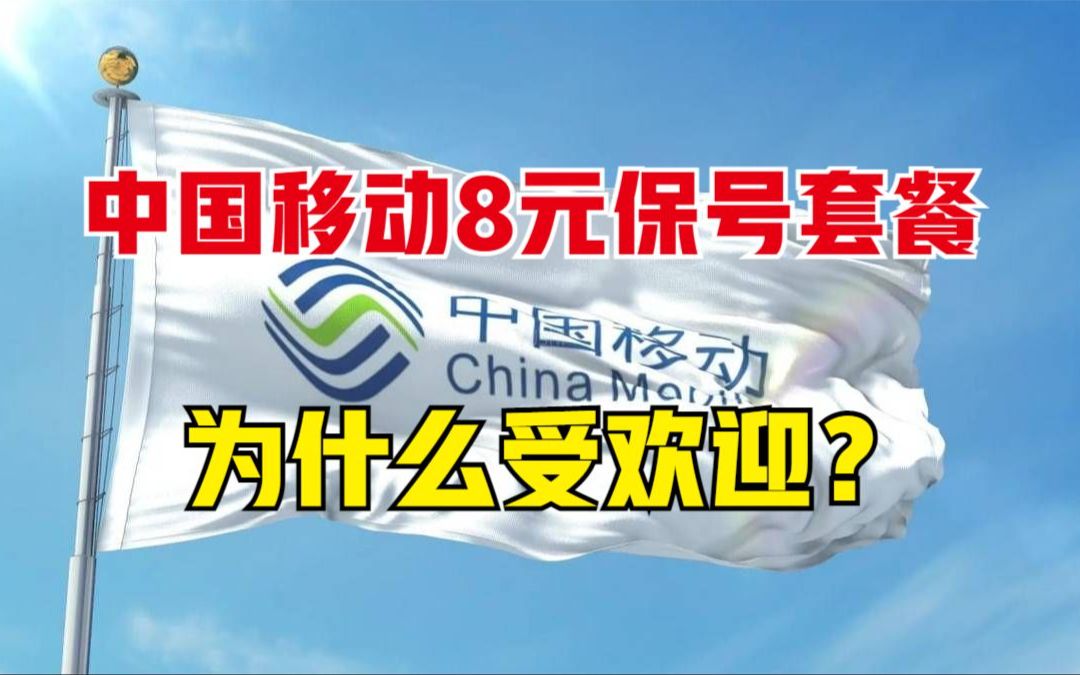 申请中国移动8元保号套餐的客户,现在越来越多,这是为什么?哔哩哔哩bilibili