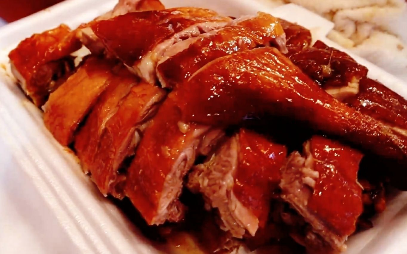 【香港街头】买半只烤鸭犒劳辛苦了一天的自己