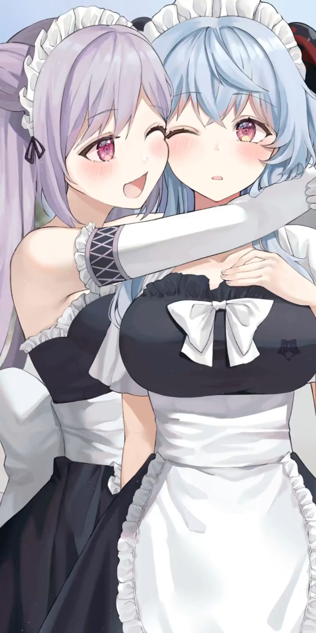 原神 甘雨 刻晴 女仆装