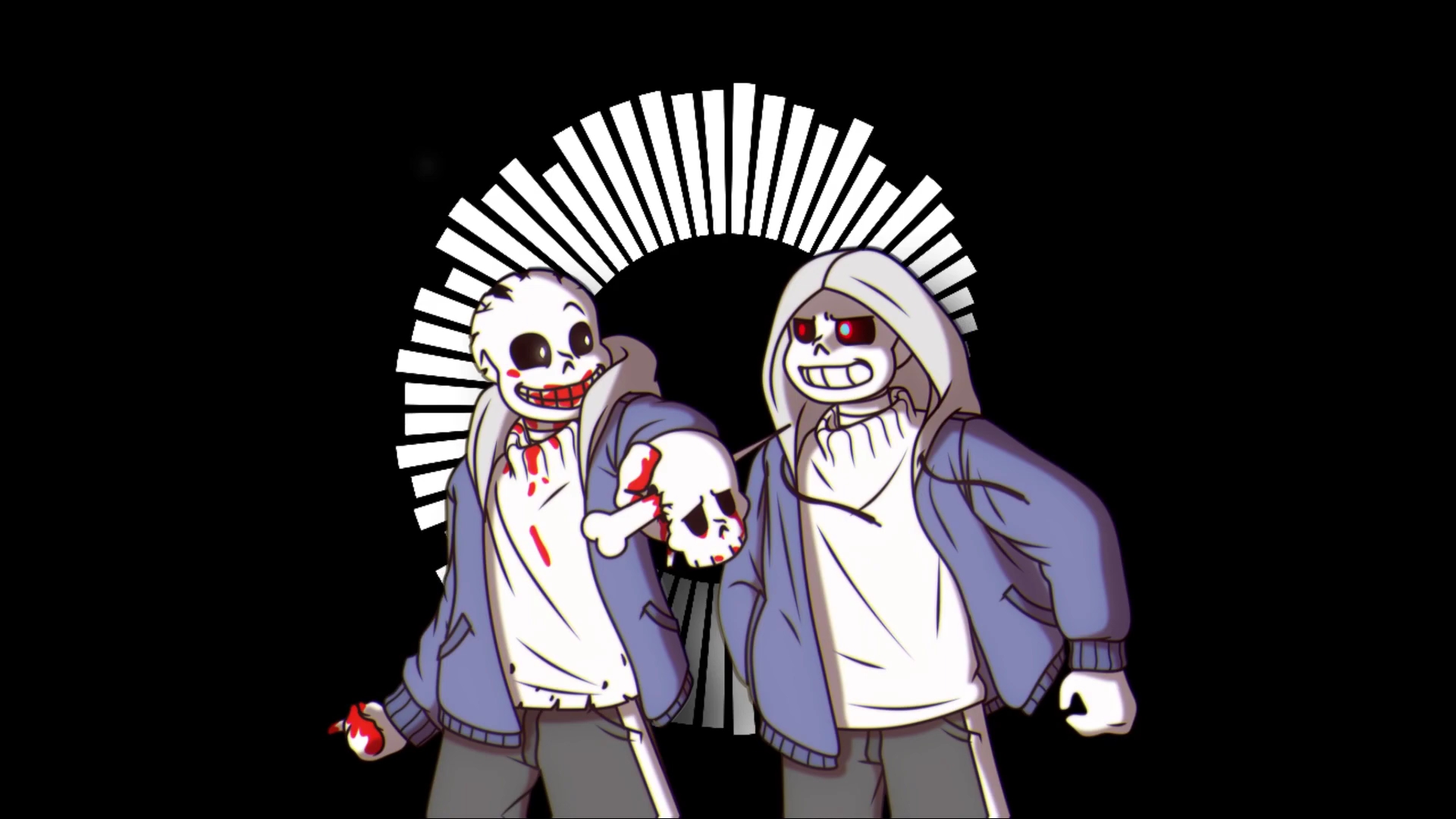 [ 尘埃 vs 精神错乱 第一阶段 ]psychotic determination -undertale