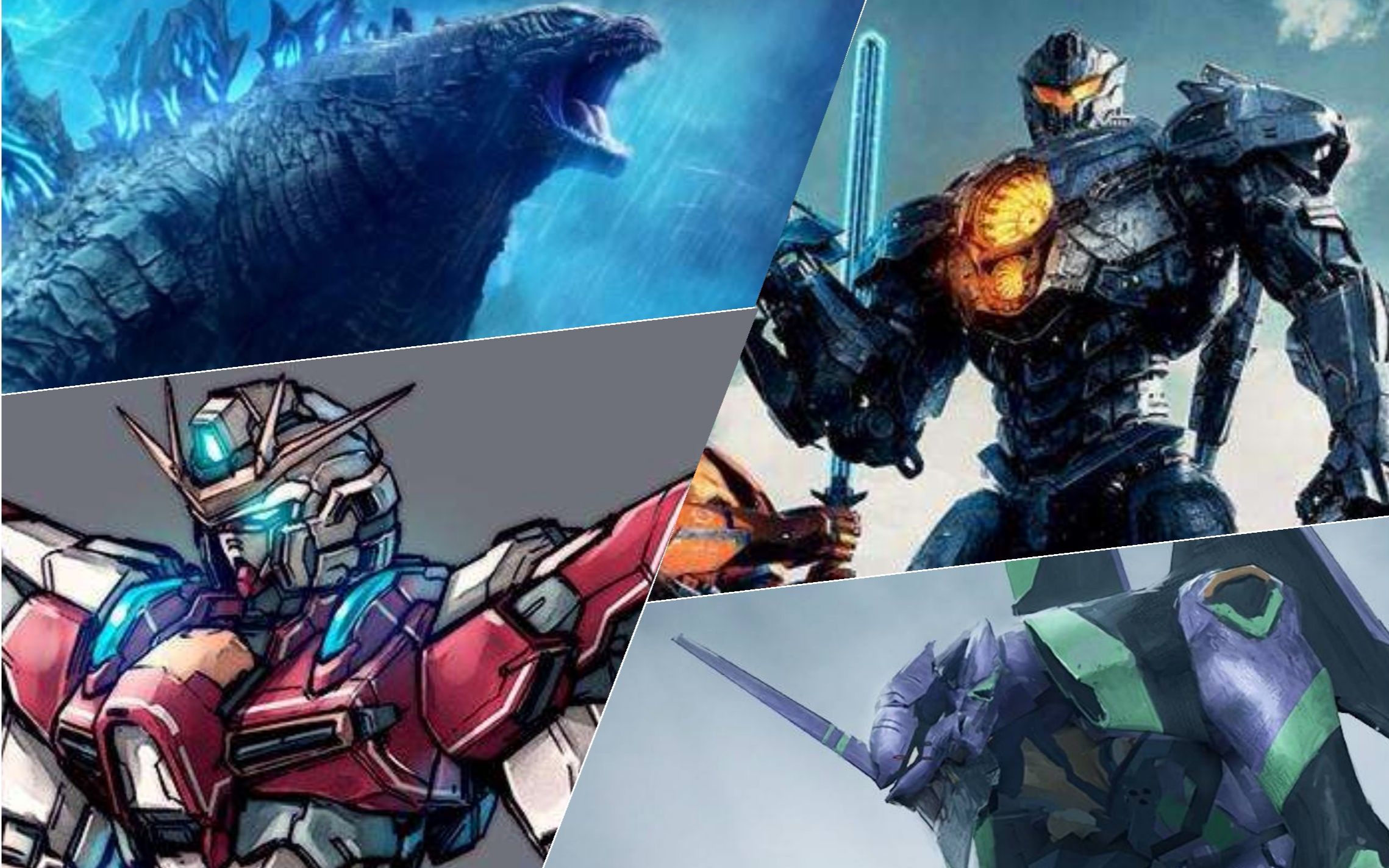 高燃踩点混剪机甲怪兽史诗级浪漫感受来自巨兽的压迫吧