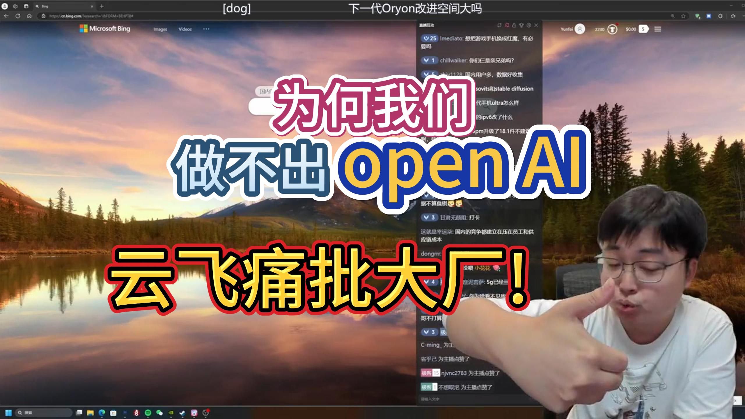 【极客湾云飞】为何我们做不出open AI?恶性or良性?哔哩哔哩bilibili