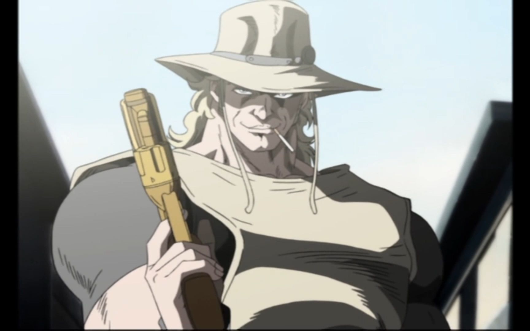 jojo 老版 ova,阿布德尔被倒吊男偷袭,额头被皇帝子弹击中