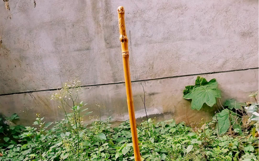 第二根实心竹拐杖