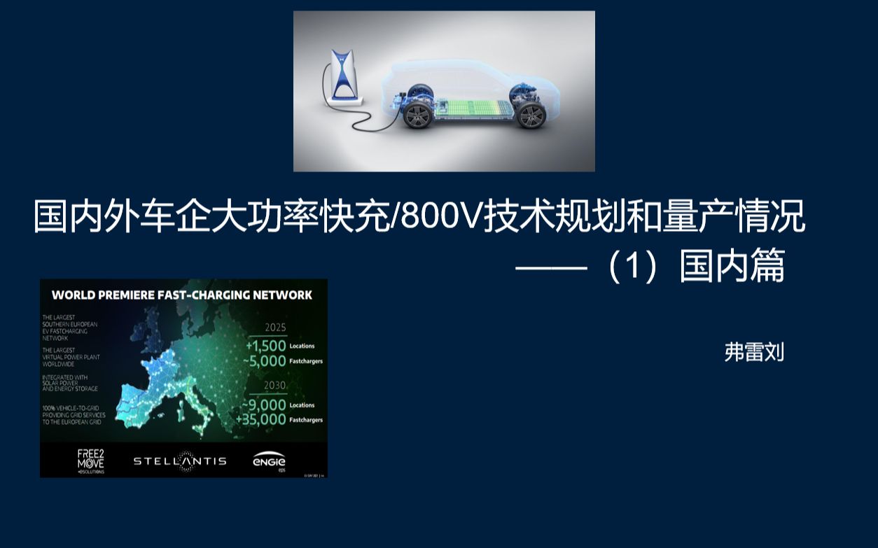 电动汽车大功率快充800V技术规划和量产情况(1)国内篇哔哩哔哩bilibili