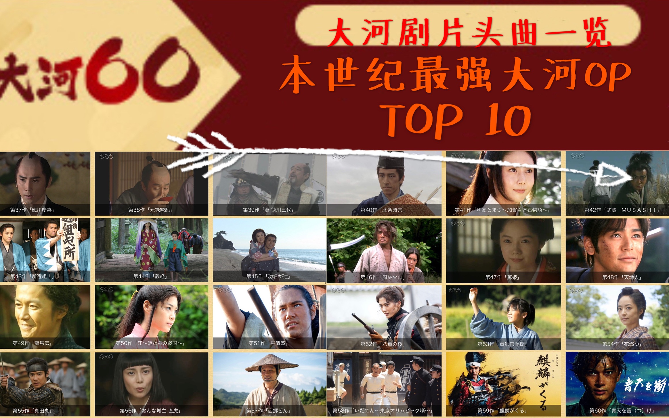 [图]全网最高清大河剧OP！盘点本世纪最强大河片头TOP 10！