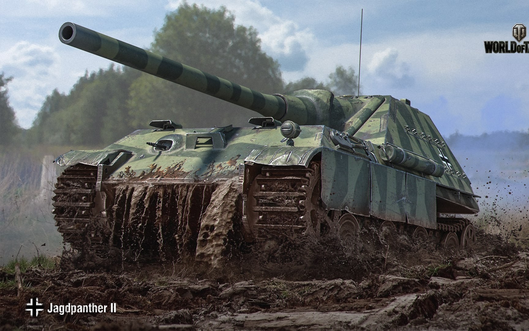 wotb坦克世界闪电战猎豹2坦克歼击车