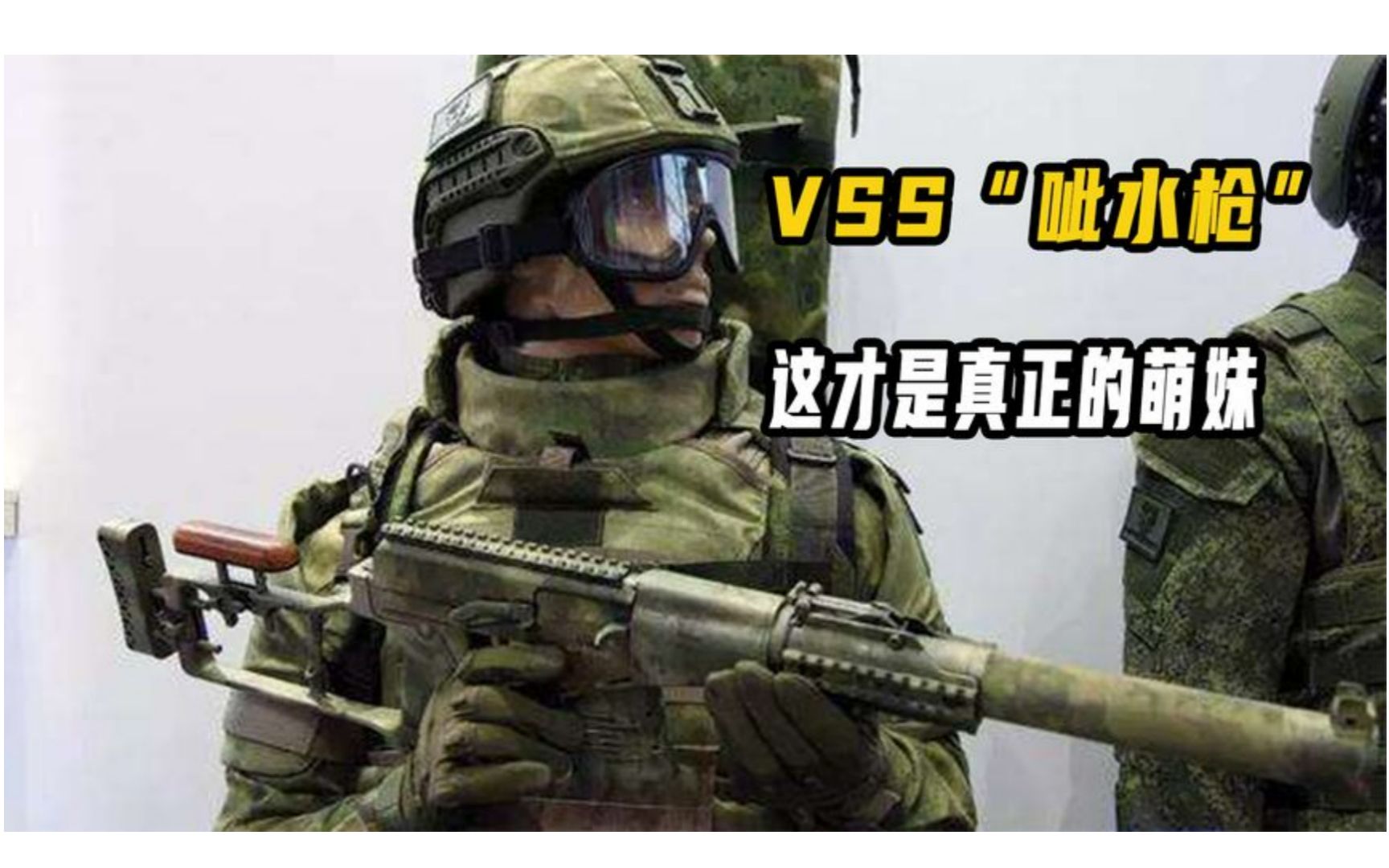 [图]vss被叫做“呲水枪”，这才是真正的萌妹代表，武器反差萌