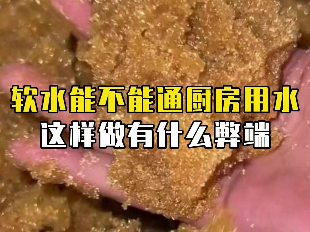 软水能不能作为厨房用水使用,这样做的弊端是什么!!全屋软水怎么设计比较好?一个视频讲清楚.哔哩哔哩bilibili