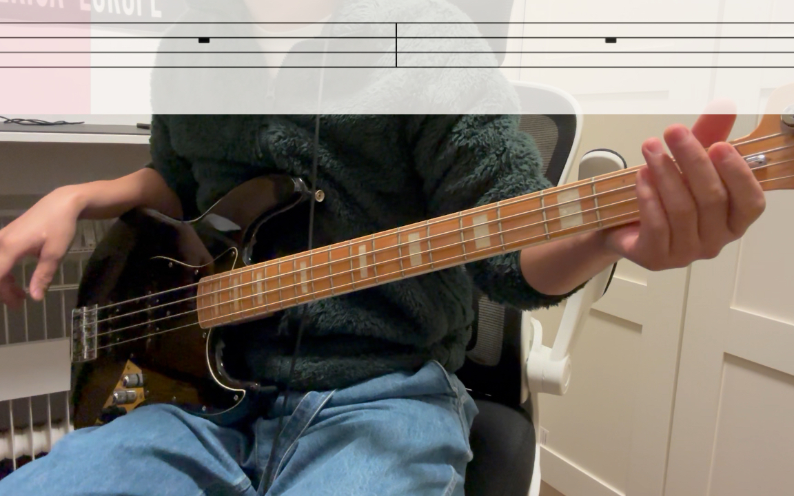 贝斯cover blur乐队《song 2》