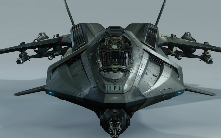 【星际公民】starcitizen 机库内展示--短剑_哔哩哔哩_bilibili