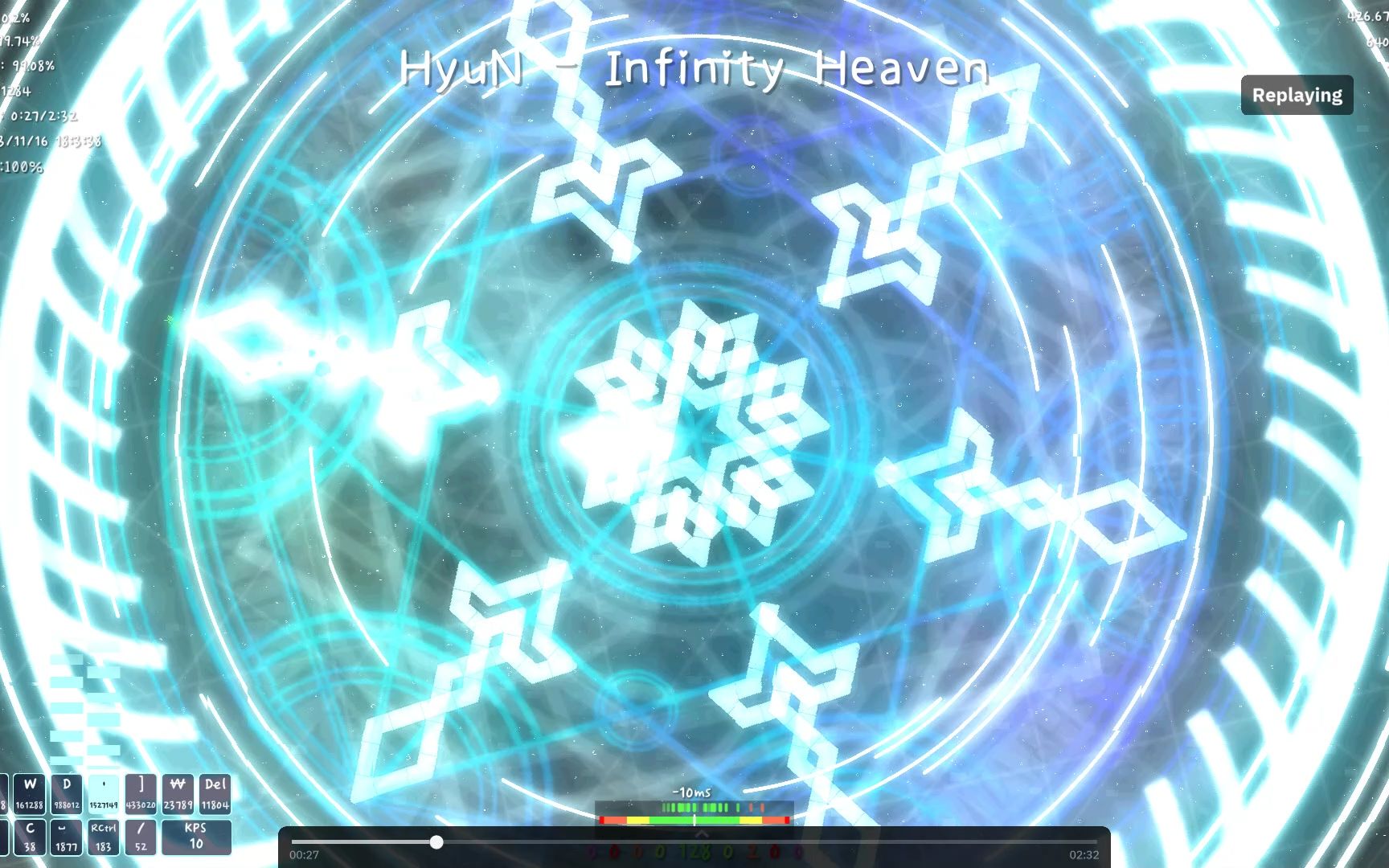 【冰与火之舞/标判】极低准度糊过 infinity heaven