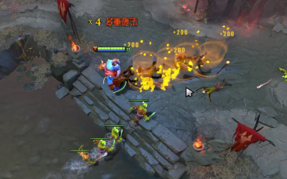 720点金手可以暴击了蓝胖子四倍的快乐丨小龙dota2
