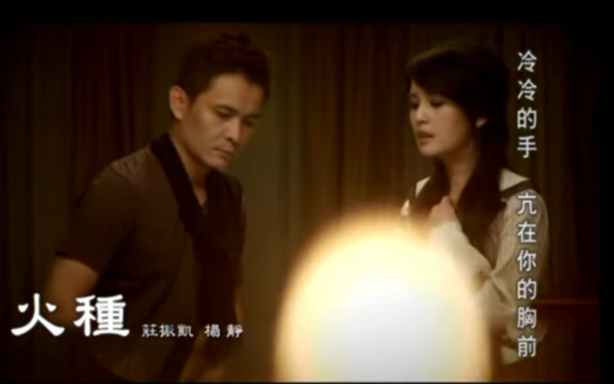 【粉丝点播】《火种》杨静VS庄振凯(选自2010年同名专辑)官方MV+KTV导唱字幕哔哩哔哩bilibili